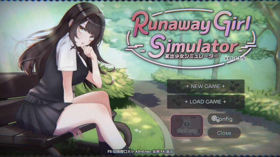 【PC电脑】离家出走少女模拟器 Runaway Girl Simulator V1.1.5【SLG/互动/触摸】官中